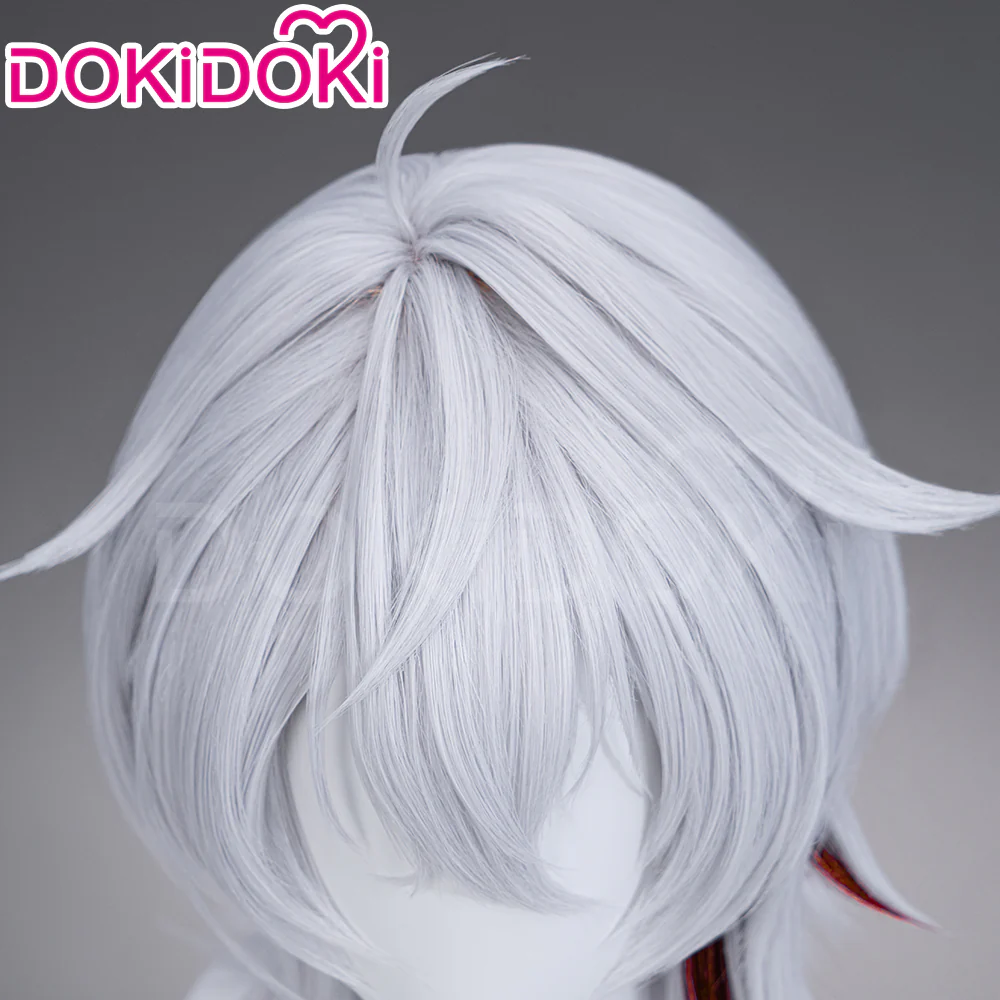 【Ready For Ship】DokiDoki Game Wuthering Waves Cosplay Zani Cosplay Wig / Horns /  Earrings Ear Clips Ear Accessories Long Curly Silver Hair - Image 6