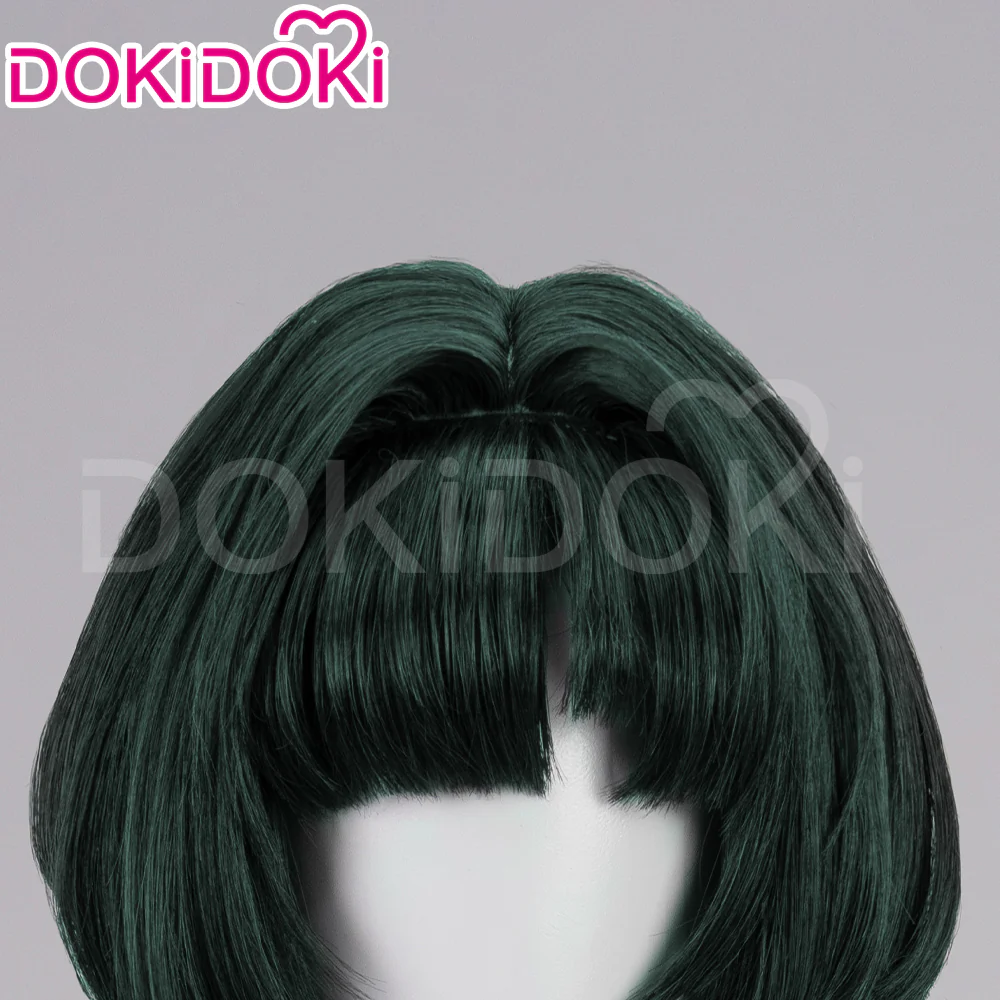 【Wig Ready For Ship】DokiDoki Game Zenless Zone Zero Cosplay Astra Yao Wig / Earrings / Ear Clips Long Straight Black / Green Hair ZZZ Yao Jiayin - Image 11