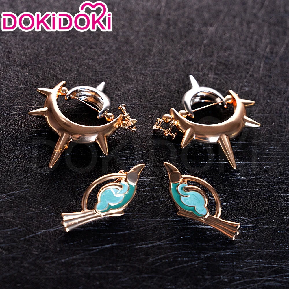 【Wig Ready For Ship】DokiDoki Game Zenless Zone Zero Cosplay Astra Yao Wig / Earrings / Ear Clips Long Straight Black / Green Hair ZZZ Yao Jiayin - Image 12