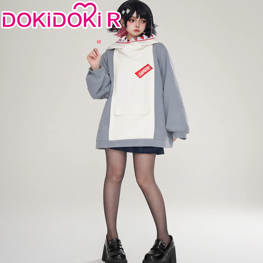 【Size S-2XL】DokiDoki-R Game Zenless Zone Zero Cosplay Bangboo Eous / Sharkboo Costume / Pnats Doujin Hoodie Coat ZZZ Casual Wear - Image 10