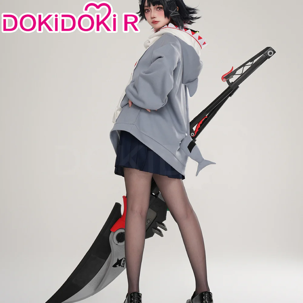 【Size S-2XL】DokiDoki-R Game Zenless Zone Zero Cosplay Bangboo Eous / Sharkboo Costume / Pnats Doujin Hoodie Coat ZZZ Casual Wear - Image 13