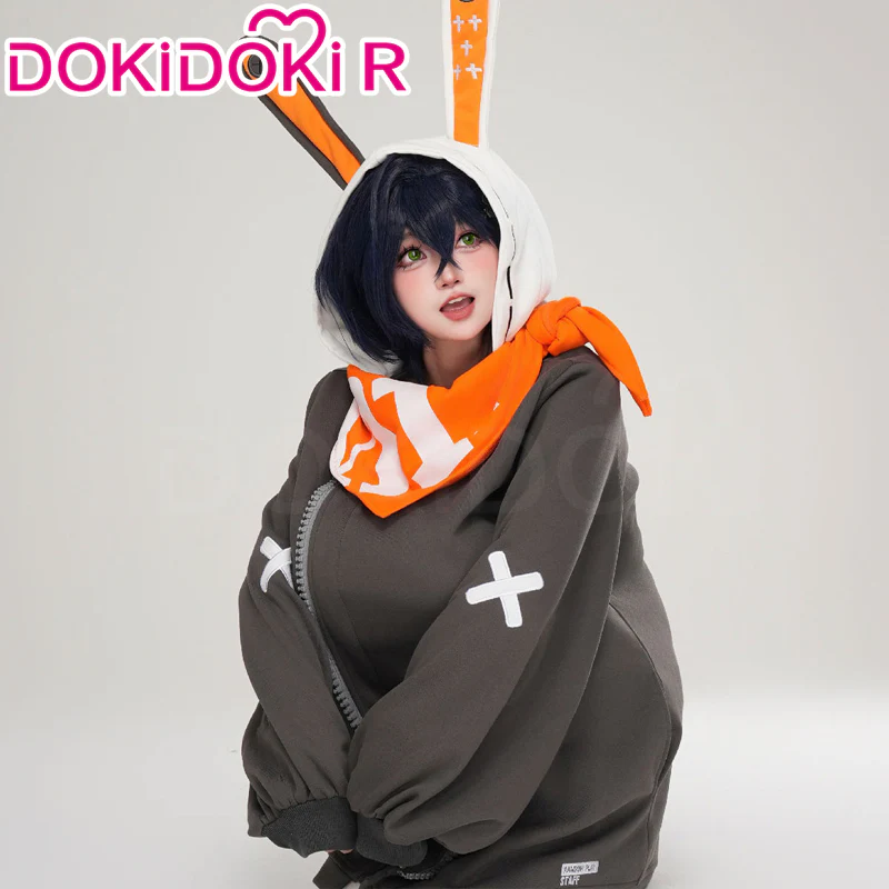 【Size S-2XL】DokiDoki-R Game Zenless Zone Zero Cosplay Bangboo Eous / Sharkboo Costume / Pnats Doujin Hoodie Coat ZZZ Casual Wear - Image 6