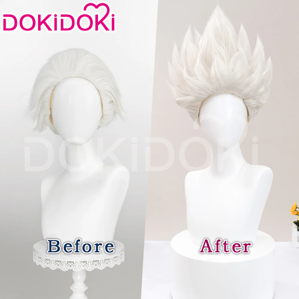 【Ready For Ship】DokiDoki Game Zenless Zone Zero Cosplay Billy the Kid Wig Short Straight White Hair - Image 2