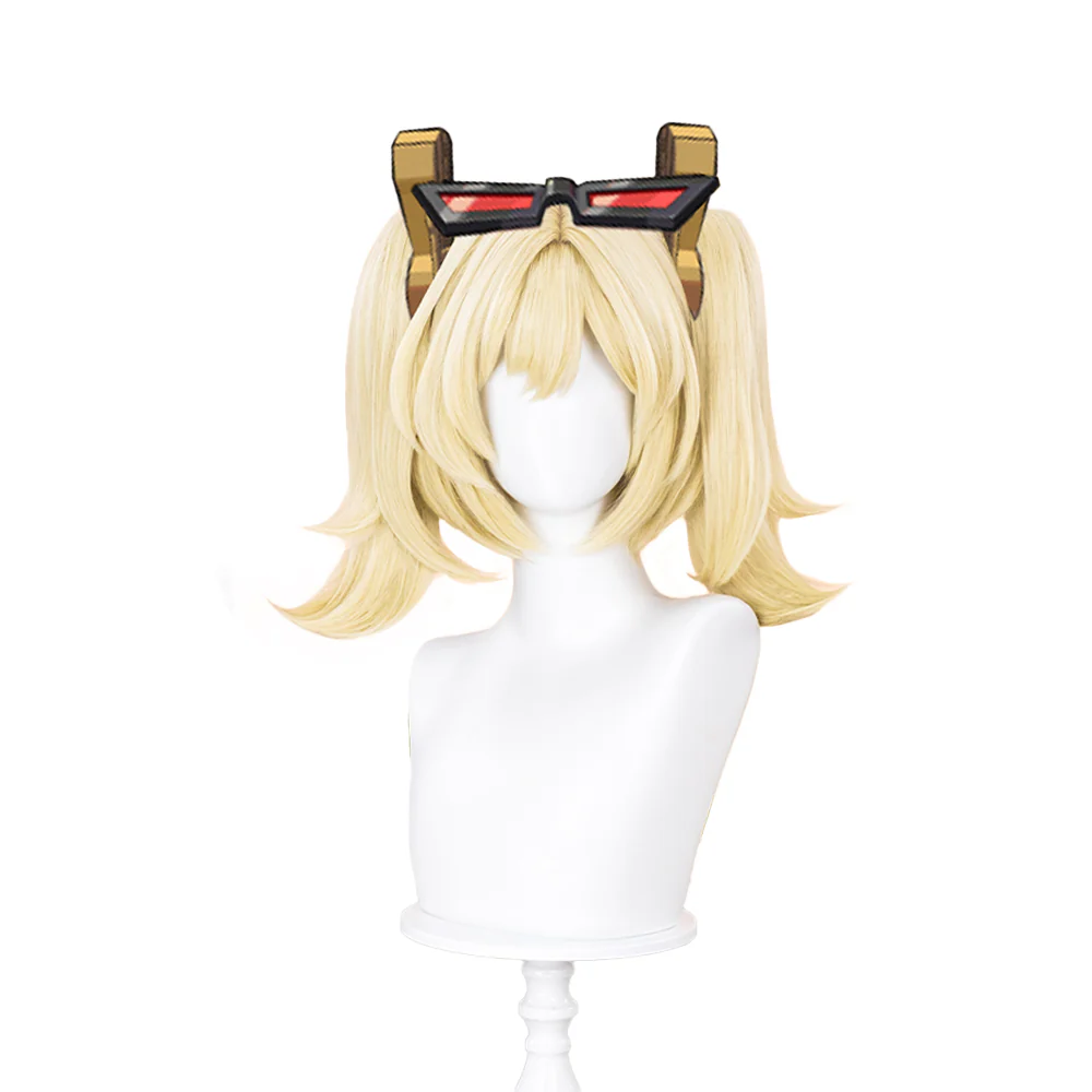 【Ready For Ship】DokiDoki Game Zenless Zone Zero Cosplay Burnice Whita Wig Short Straight Light Yellow Hair ZZZ - Image 11