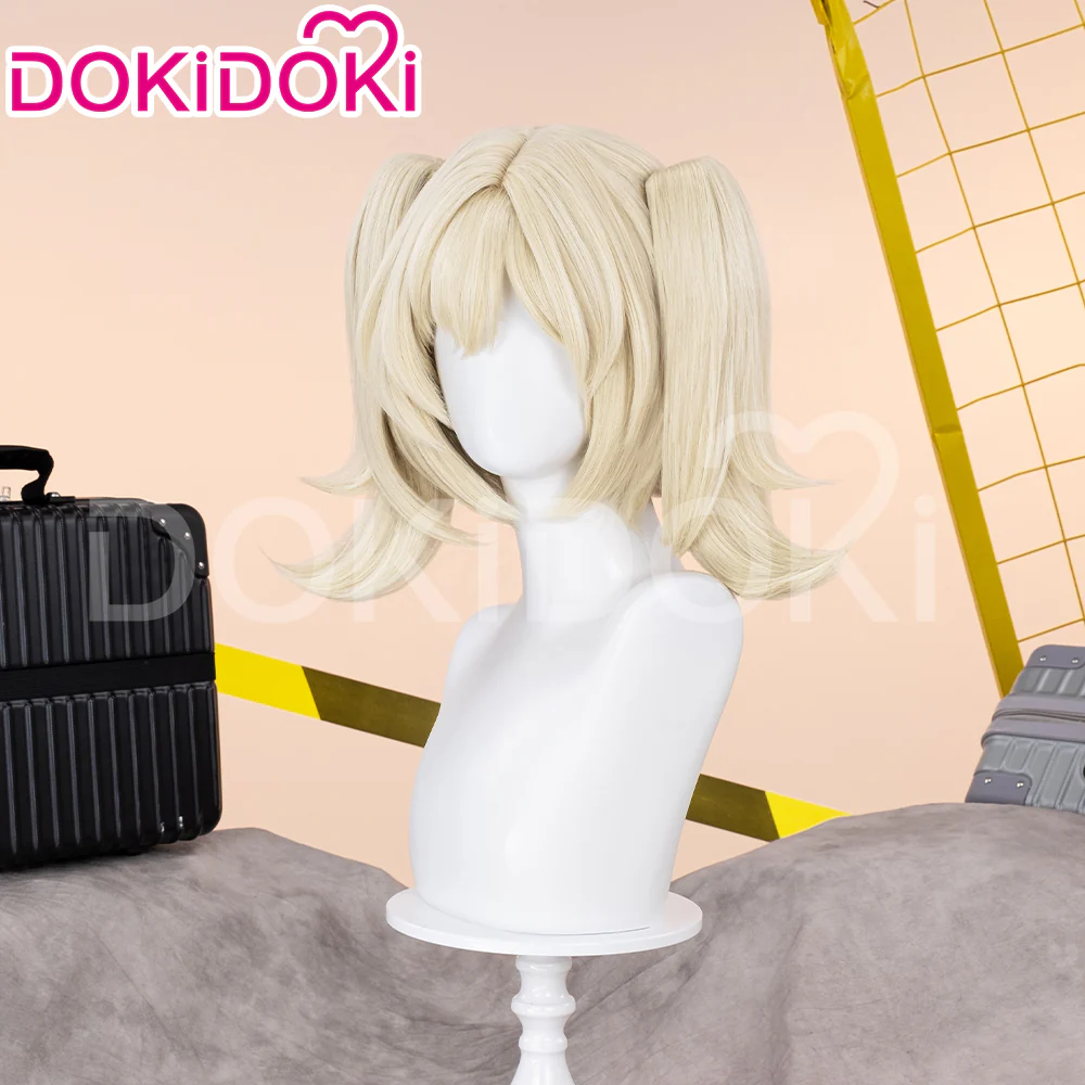 【Ready For Ship】DokiDoki Game Zenless Zone Zero Cosplay Burnice Whita Wig Short Straight Light Yellow Hair ZZZ - Image 4