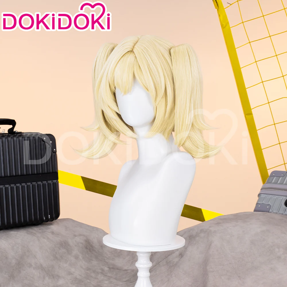 【Ready For Ship】DokiDoki Game Zenless Zone Zero Cosplay Burnice Whita Wig Short Straight Light Yellow Hair ZZZ - Image 8