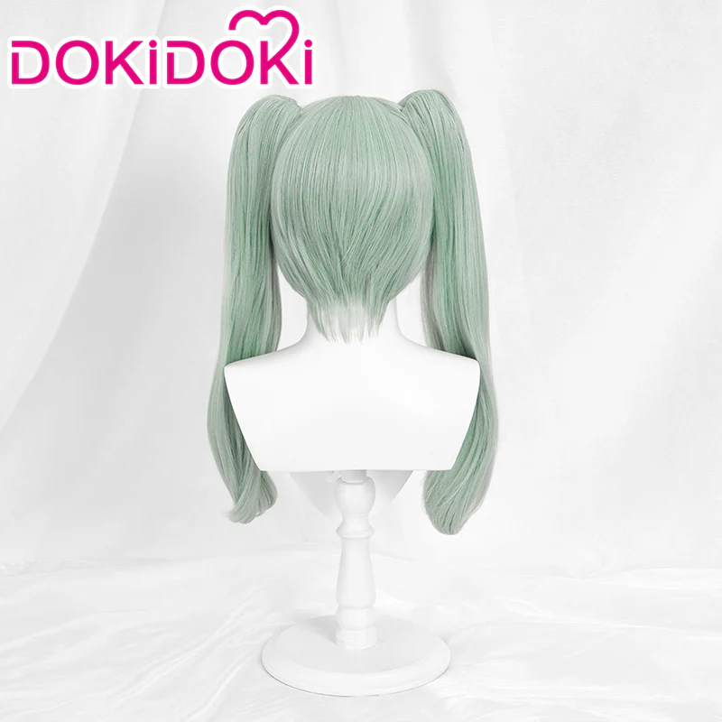 【Ready For Ship】DokiDoki Game Zenless Zone Zero Cosplay Corin Cosplay Wig Long Light Green - Image 3