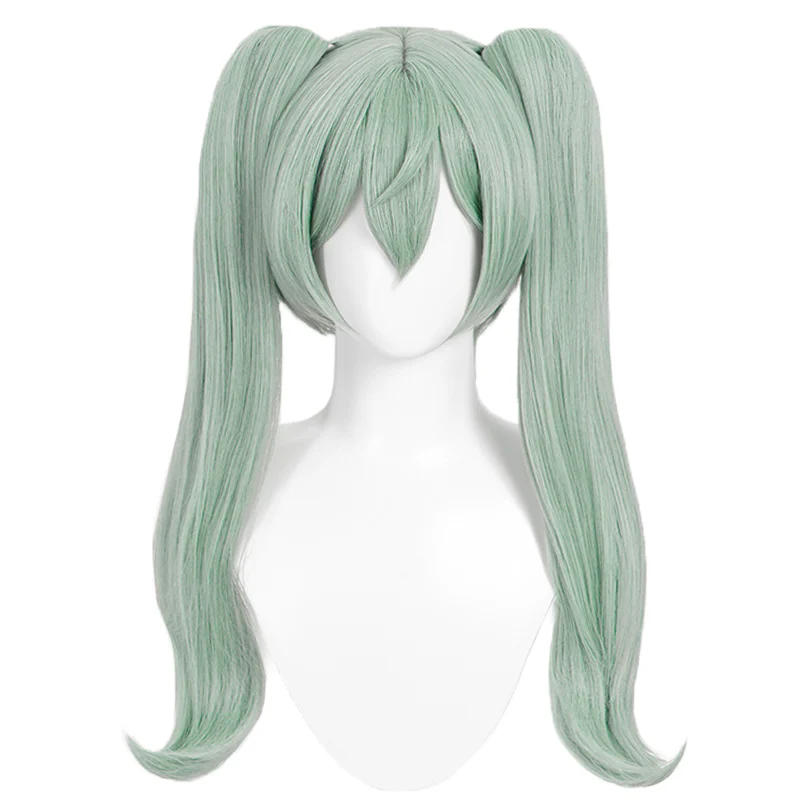 【Ready For Ship】DokiDoki Game Zenless Zone Zero Cosplay Corin Cosplay Wig Long Light Green - Image 5