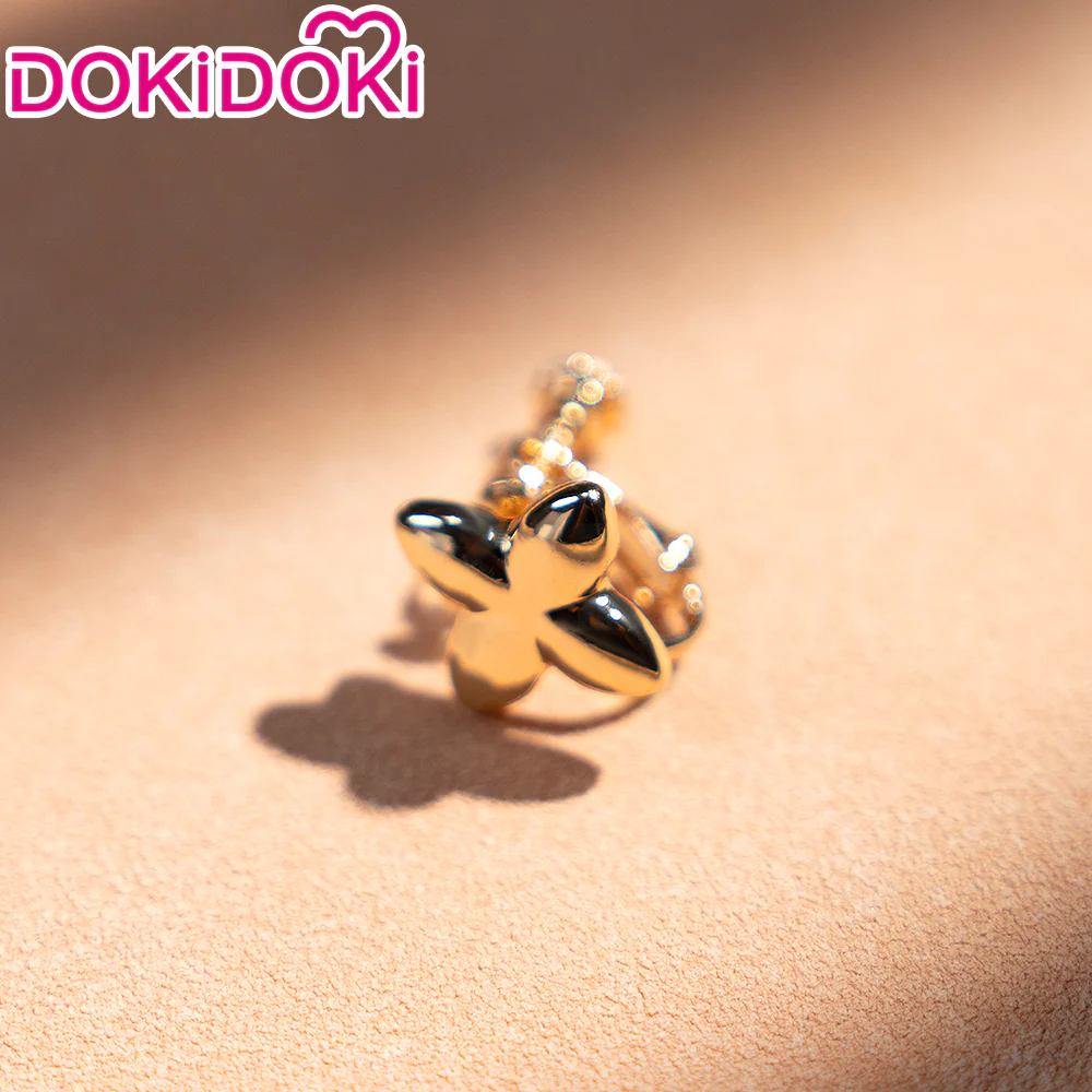 【Ready For Ship】DokiDoki Game Zenless Zone Zero Cosplay Hugo Cosplay Wig / Earrings Long Straight Blond Hair Ponytail ZZZ - Image 9