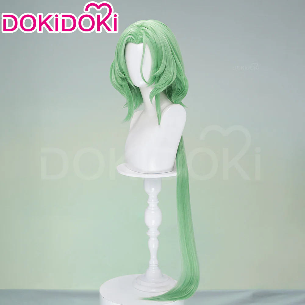【Ready For Ship】DokiDoki Game Zenless Zone Zero Cosplay Isolde Wig Long Straight Green Hair ZZZ - Image 2