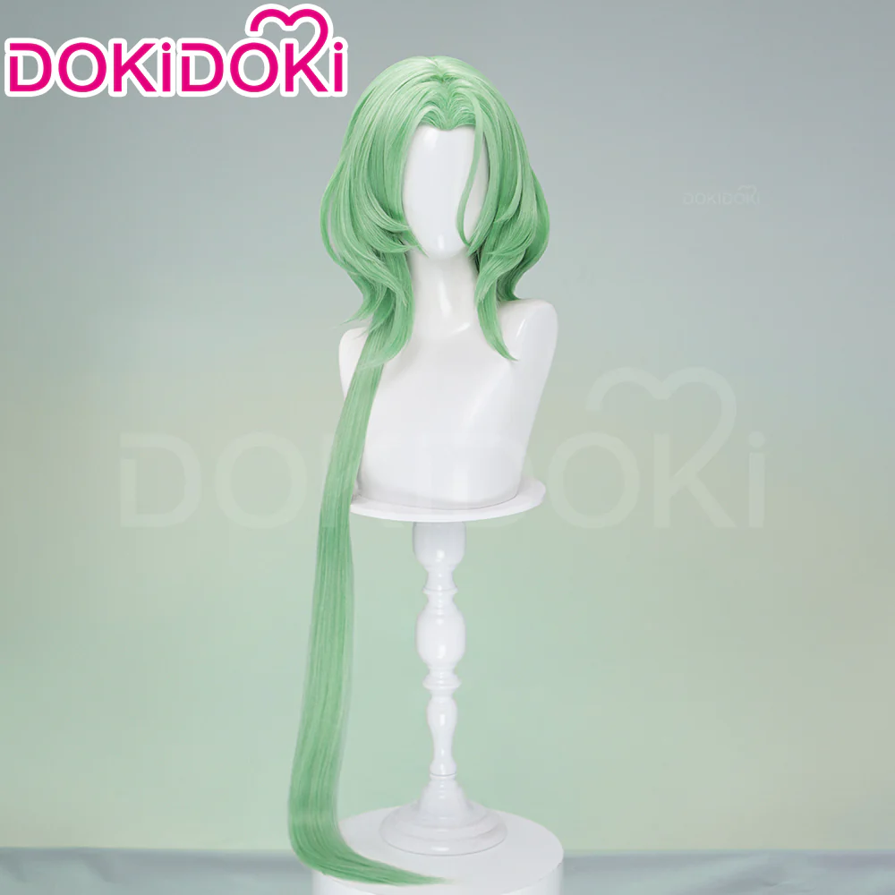 【Ready For Ship】DokiDoki Game Zenless Zone Zero Cosplay Isolde Wig Long Straight Green Hair ZZZ - Image 3
