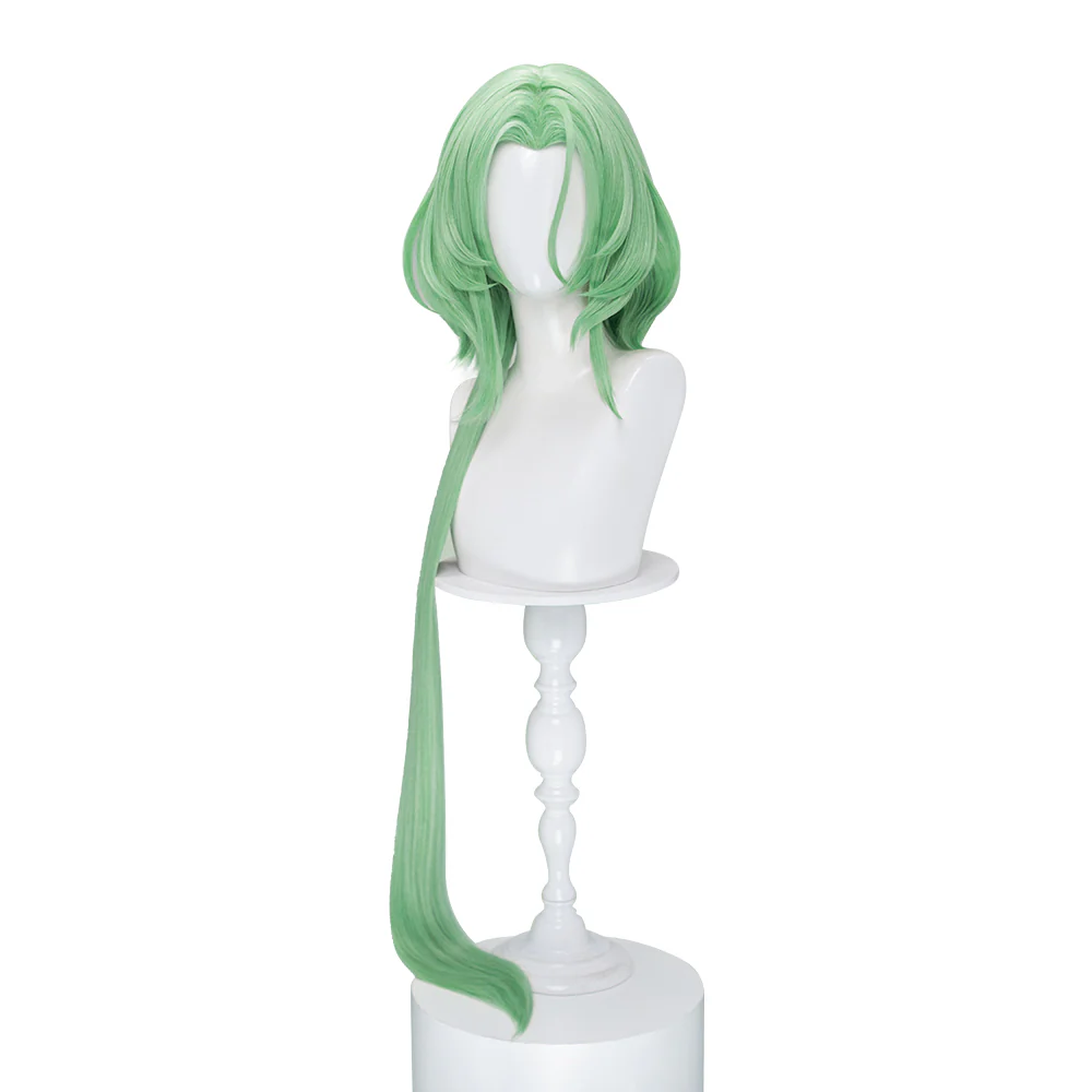 【Ready For Ship】DokiDoki Game Zenless Zone Zero Cosplay Isolde Wig Long Straight Green Hair ZZZ - Image 5