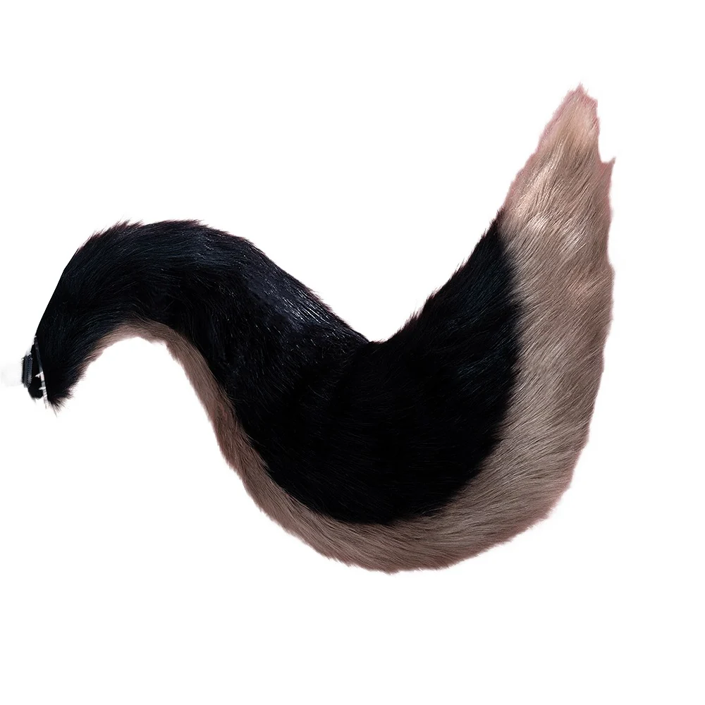 【Red Ver Ready For Ship】DokiDoki Game Zenless Zone Zero Cosplay Komano Manato Wig / Ears / Tail Short Curly Black Red Silver Hair ZZZ - Image 21