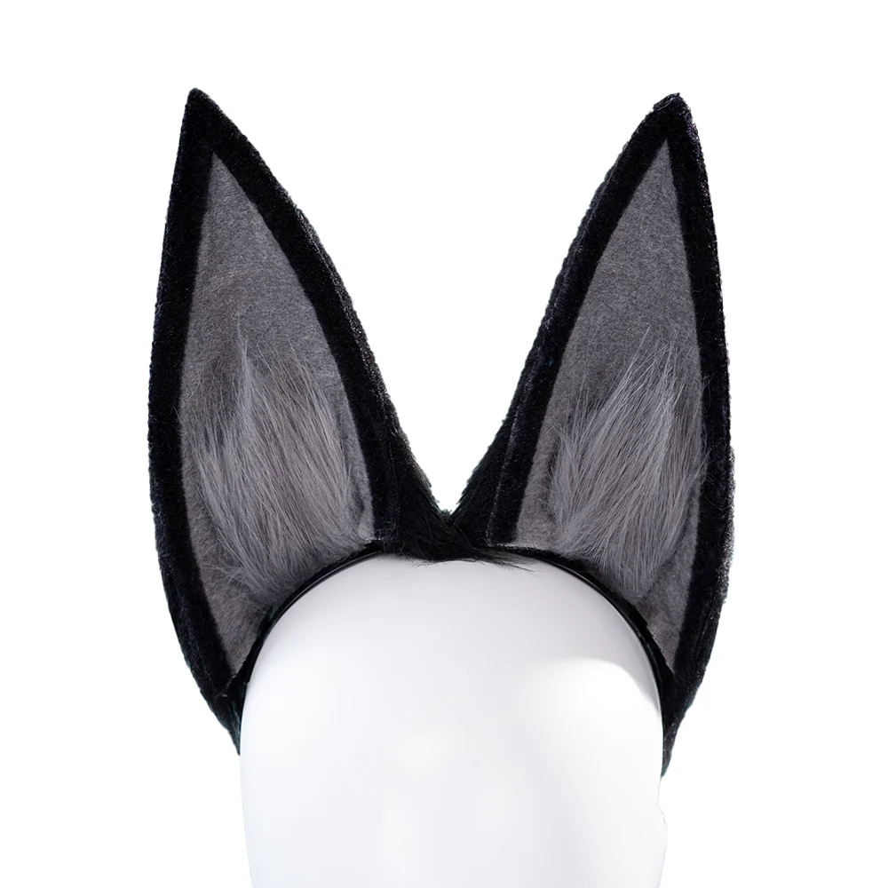 【Ready For Ship】DokiDoki Game Zenless Zone Zero Cosplay Hoshimi Miyabi Cosplay Wig / Ears Long Straight Black - Image 10