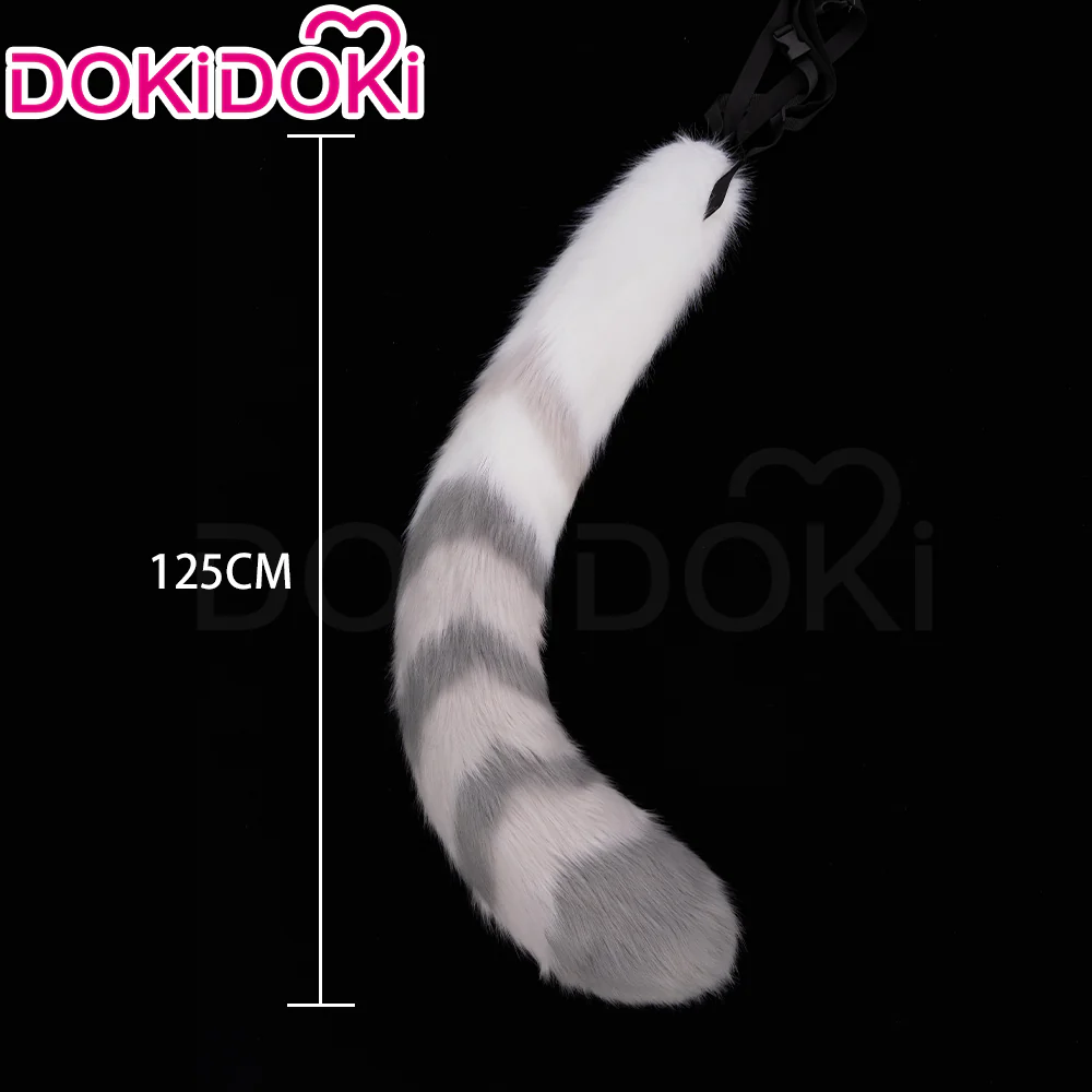 【Ready For Ship】DokiDoki Game Zenless Zone Zero Cosplay Seth Lowell Wig Short Straight Silver Hair / Ear / Tail ZZZ - Image 13