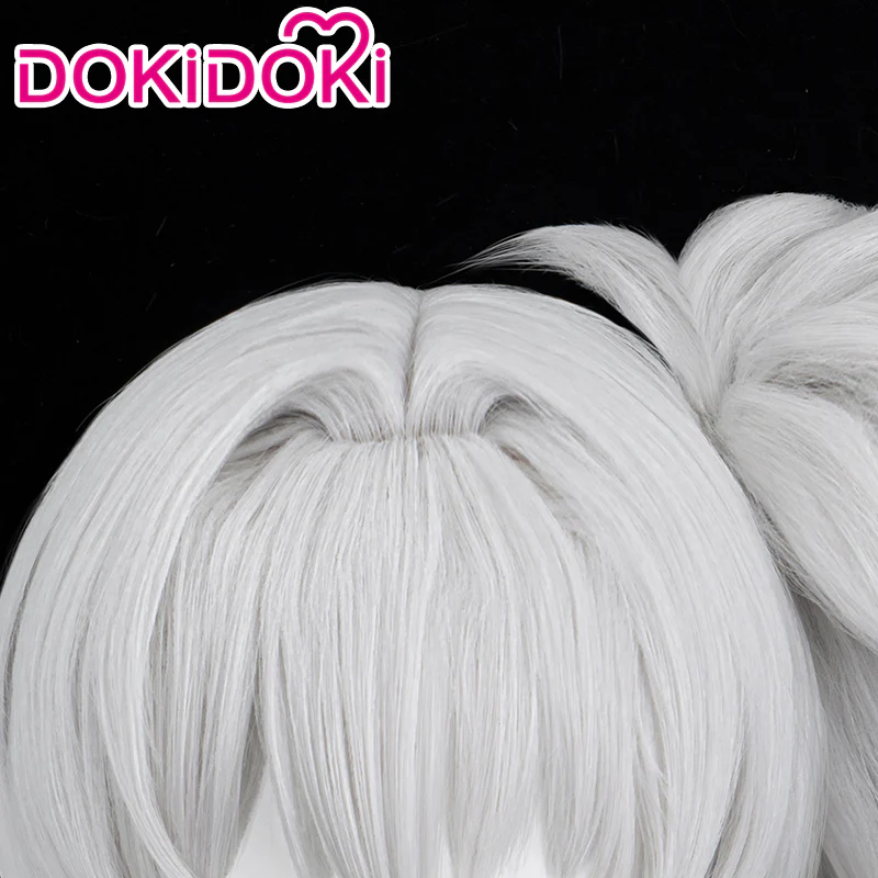 【White Ver Ready For Ship】DokiDoki Game Zenless Zone Zero Cosplay Soldier 11 Cosplay Wig Short Silver - Image 10