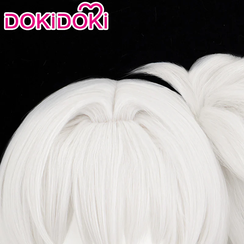 【White Ver Ready For Ship】DokiDoki Game Zenless Zone Zero Cosplay Soldier 11 Cosplay Wig Short Silver - Image 5