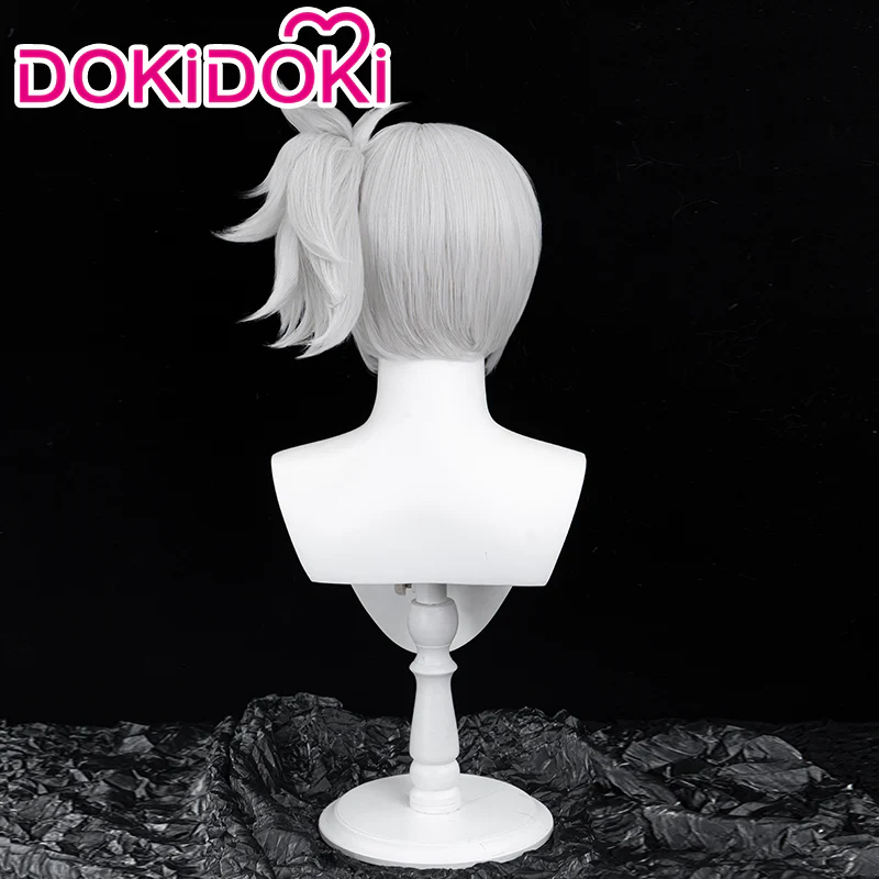 【White Ver Ready For Ship】DokiDoki Game Zenless Zone Zero Cosplay Soldier 11 Cosplay Wig Short Silver - Image 9