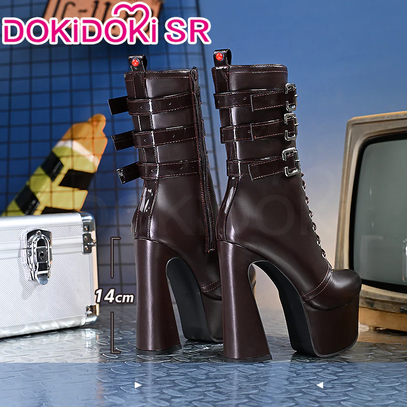 【 Ready For Ship】【14CM】DokiDoki Game Zenless Zone Zero Cosplay Ukinami Yuzuha Shoes ZZZ - Image 4
