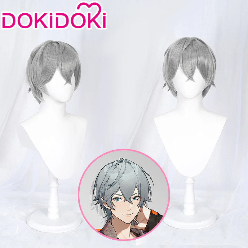 【Ready For Ship】DokiDoki Game Zenless Zone Zero Cosplay Wise Cosplay Wig Short Grey