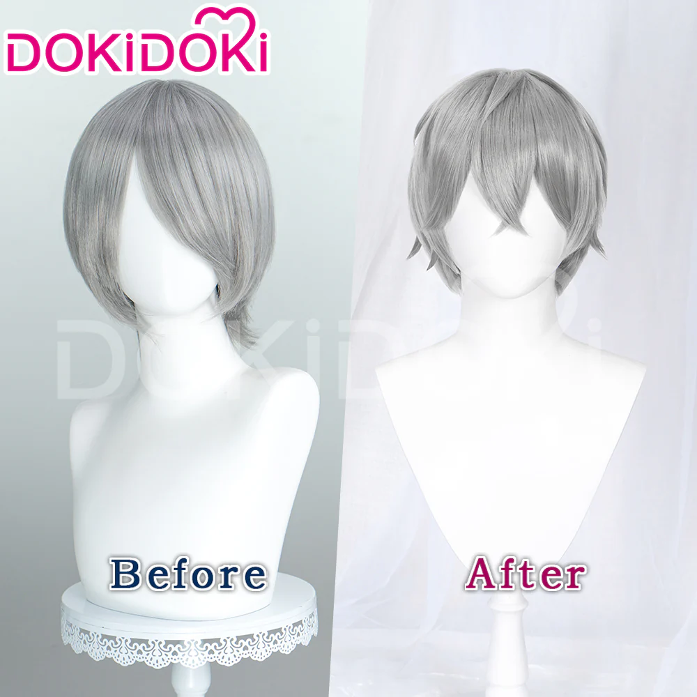 【Ready For Ship】DokiDoki Game Zenless Zone Zero Cosplay Wise Cosplay Wig Short Grey - Image 2