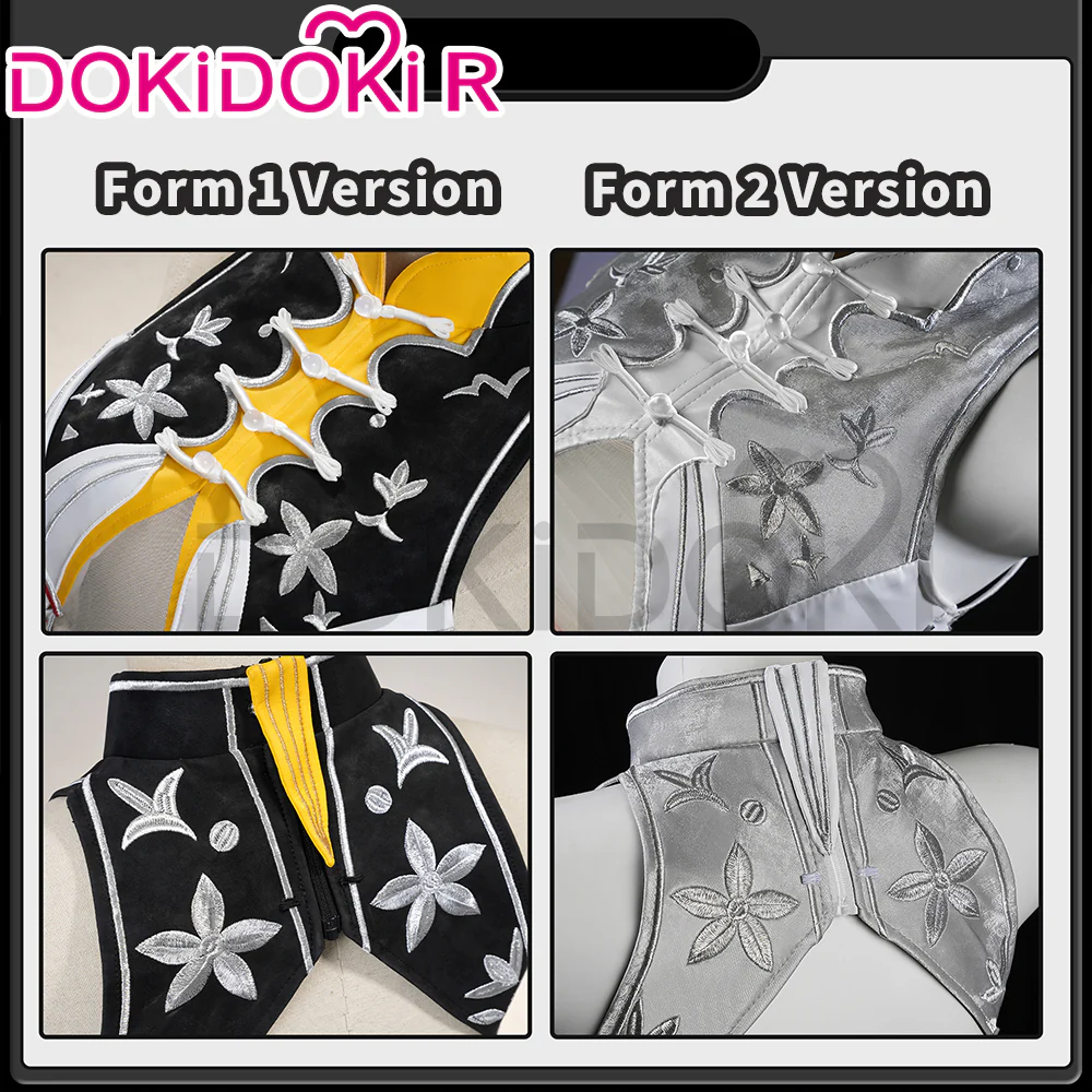 【Size S-2XL】DokiDoki-R Game Zenless Zone Zero Cosplay Ye Shunguang Form 1 / Form 2 Costume Ye Shun Guang ZZZ - Image 5