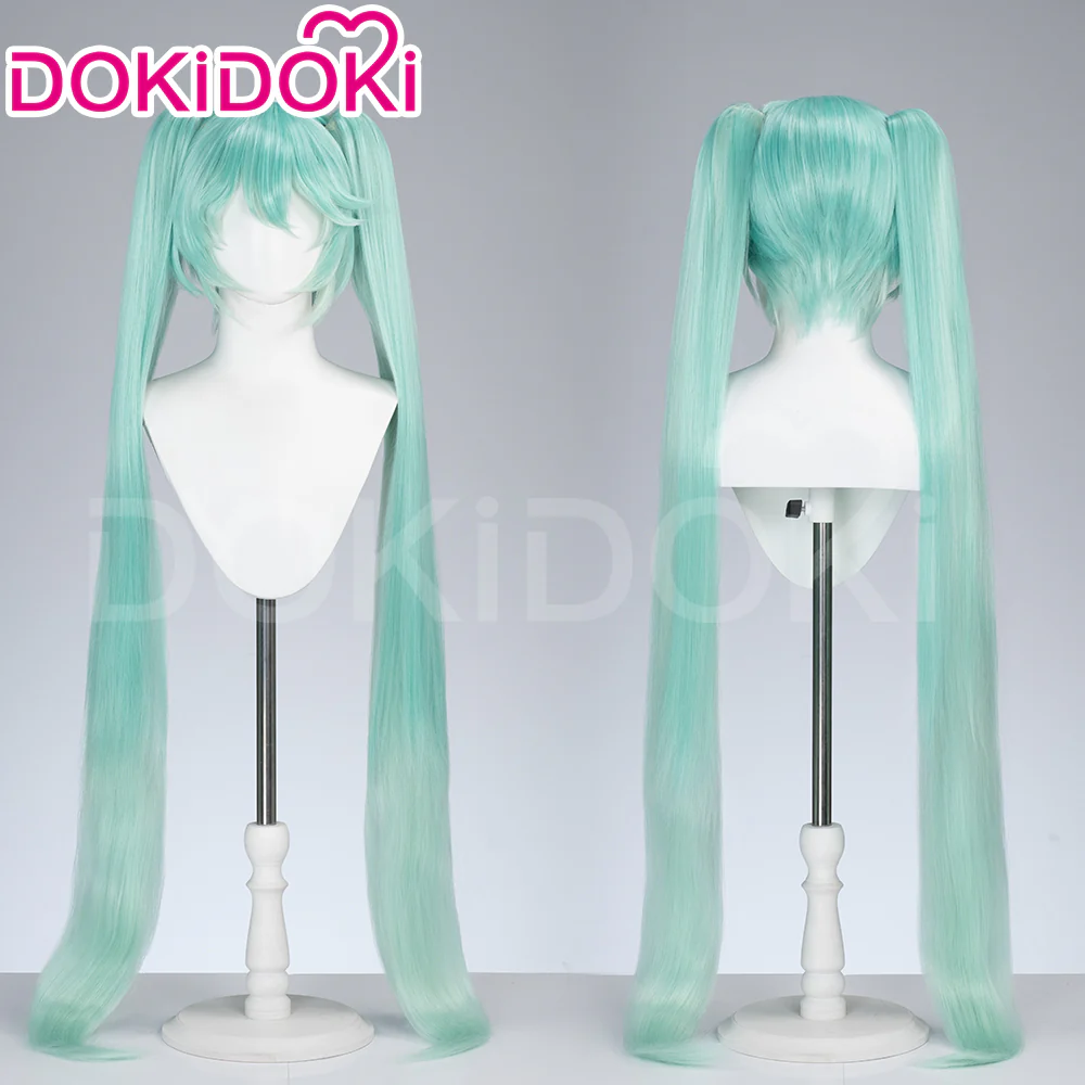 【Ready For Ship】DokiDoki Halloween Cosplay Wig Long Straight Blue Green