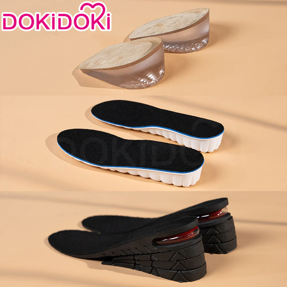 【In Stock】DokiDoki Height-increasing Insoles / Elevator Insoles 7.5CM / 3.5CM Black