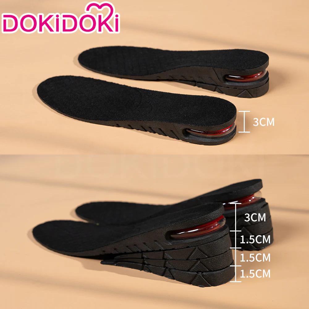 【In Stock】DokiDoki Height-increasing Insoles / Elevator Insoles 7.5CM / 3.5CM Black - Image 2