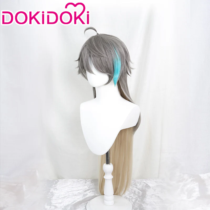 【Ready For Ship】DokiDoki Game Honkai Impact 3 Cosplay Su Cosplay Wig Long Grey - Image 2
