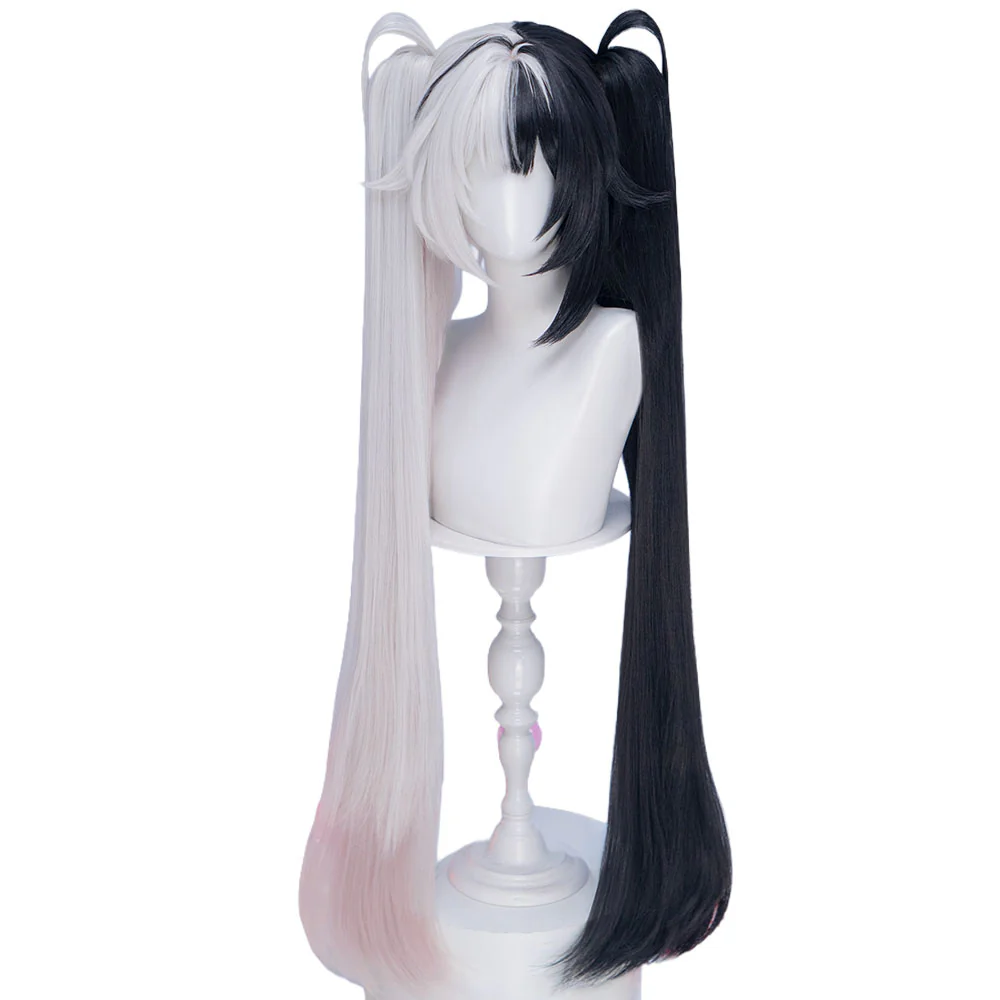 DokiDoki Honkai: Star Rail Cosplay Sparxie Wig Long Straight Silver Hair Twin Tails Sparkle SP Planarcadia - Image 18