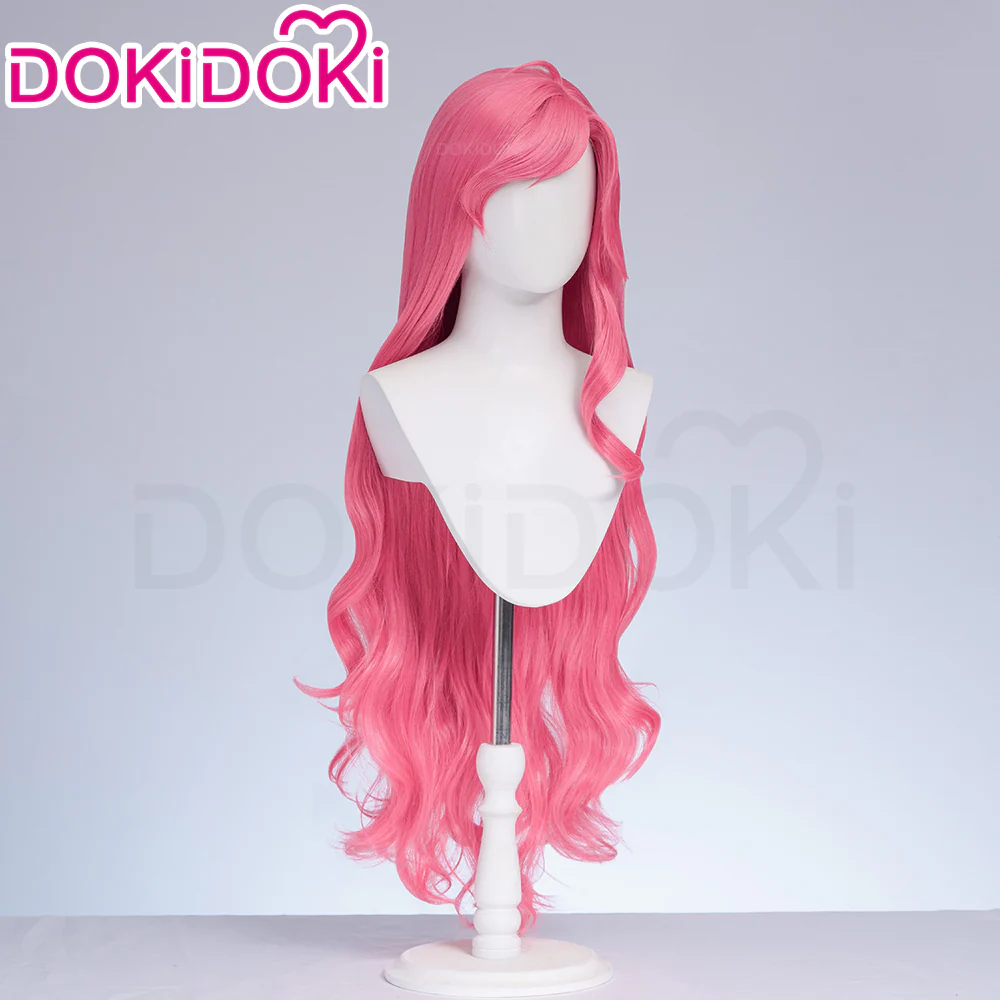 【Ready For Ship】DokiDoki Anime Cosplay Wig Long Curly Pink Hair - Image 3