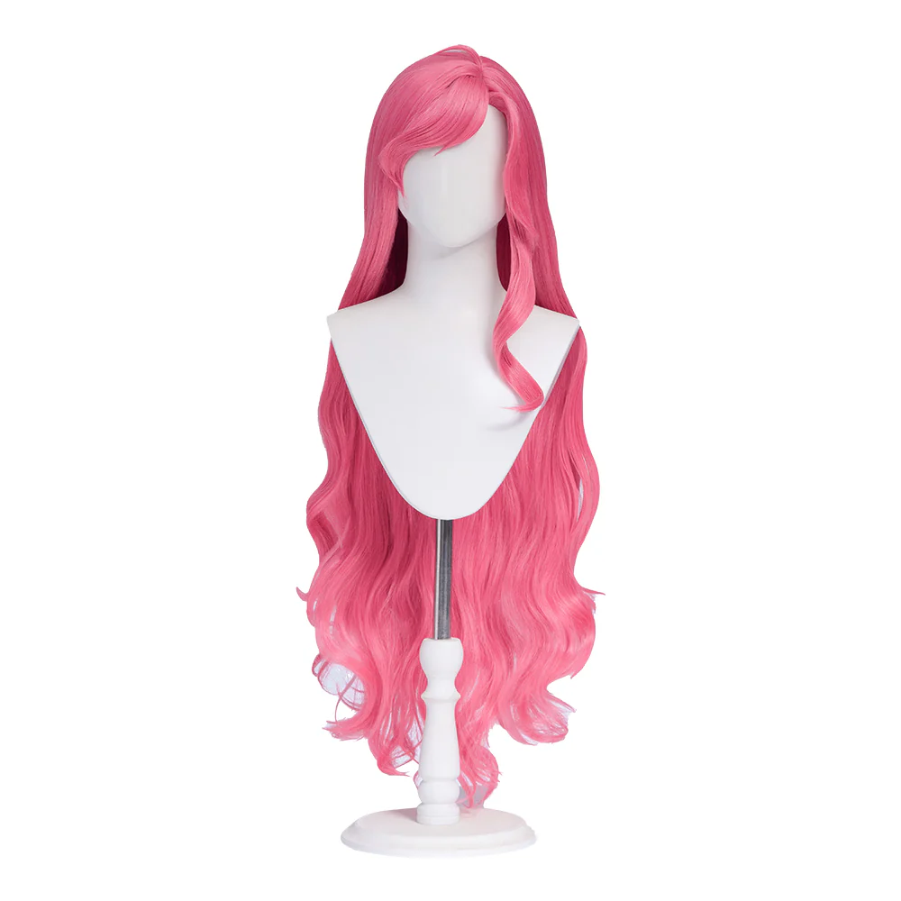 【Ready For Ship】DokiDoki Anime Cosplay Wig Long Curly Pink Hair - Image 4