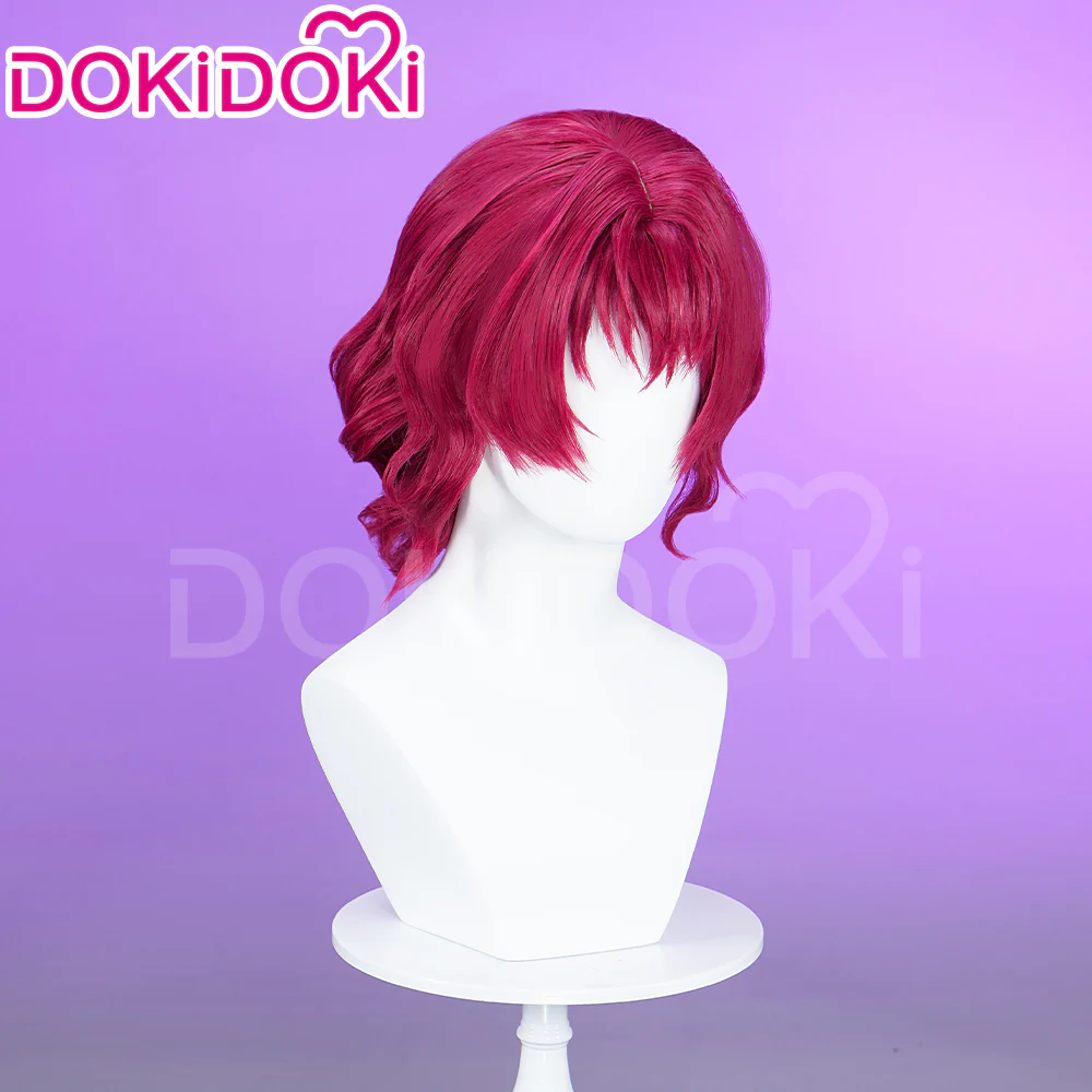 【Ready For Ship】DokiDoki Manga Akatsuki no Yona Cosplay Yona Wig Short Curly Red Hair - Image 2