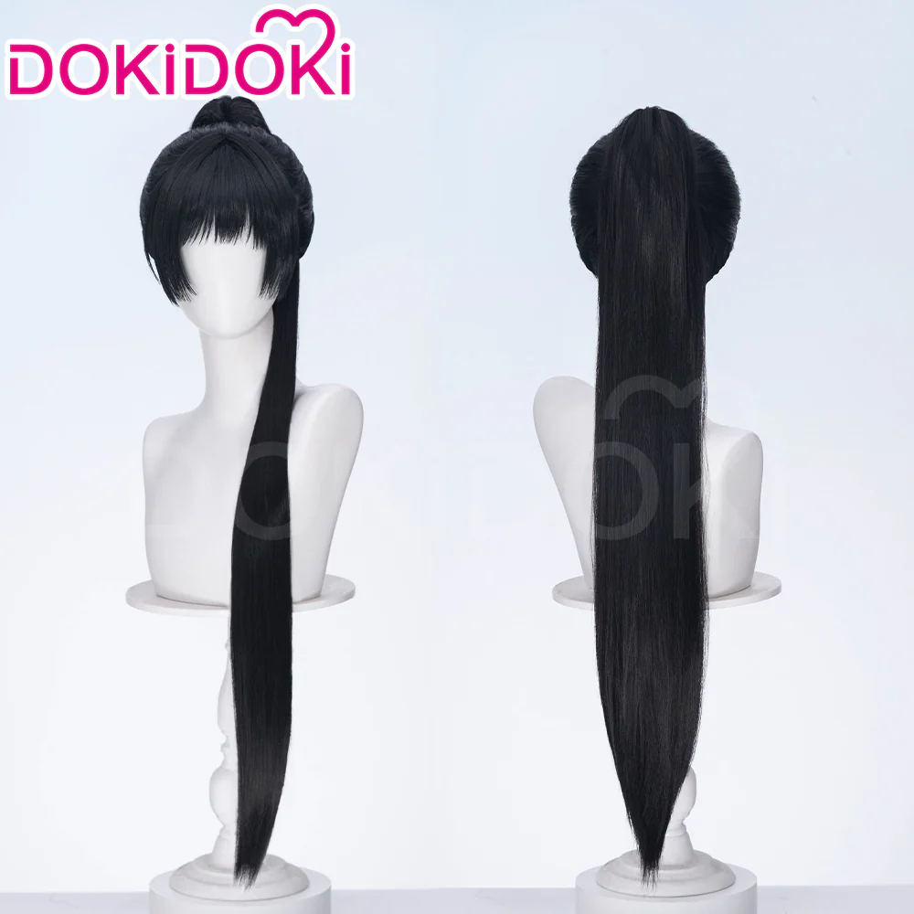 【Ready For Ship】DokiDoki Manga Anime I Want to Love You Till Your Dying Day Cosplay Lizzy Seiran Wig Long Straight Black Hair Ponytail