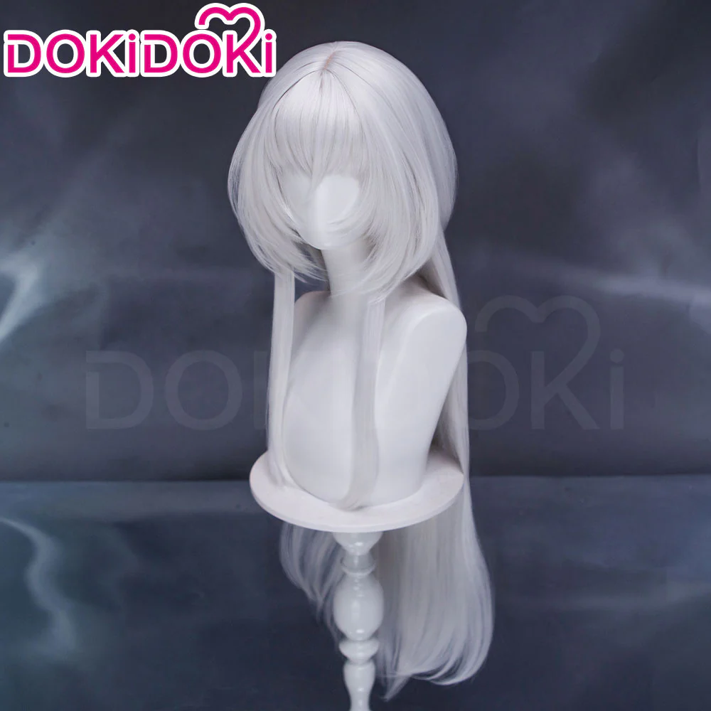 DokiDoki Manga Anime Oshi no Ko Cosplay Tsukuyomi Wig Long Straight Silver Hair Crow Mysterious Girl - Image 2