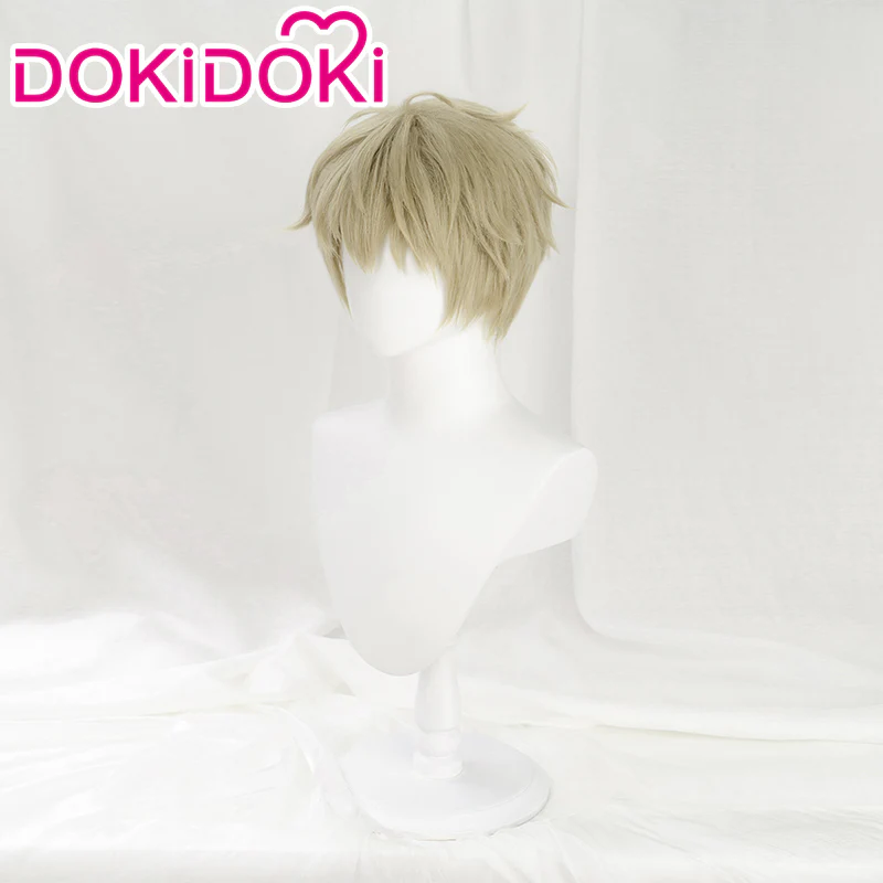 【Ready For Ship】DokiDoki Manga Anime Cosplay Wig Short Gold - Image 2