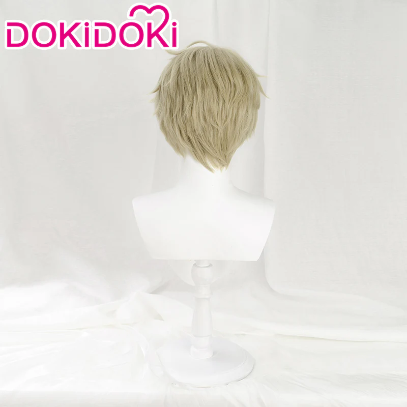 【Ready For Ship】DokiDoki Manga Anime Cosplay Wig Short Gold - Image 3