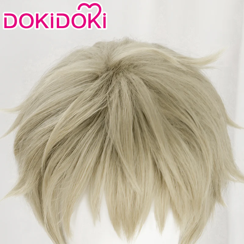 【Ready For Ship】DokiDoki Manga Anime Cosplay Wig Short Gold - Image 4