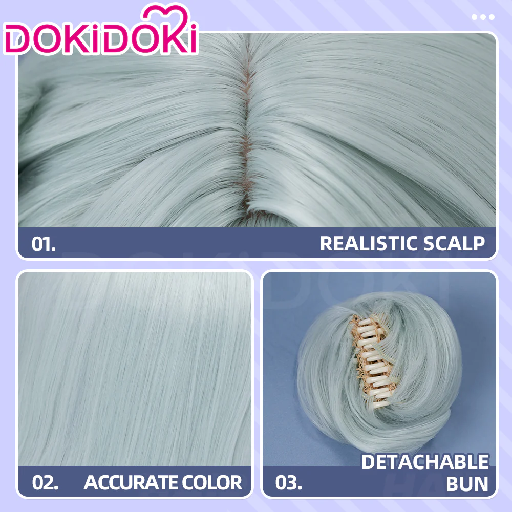 【Ready For Ship】DokiDoki Manga Novel There's No Freaking Way I'll be Your Lover! Unless... Cosplay Koyanagi Kaho Wig Long Green Hair - Image 4
