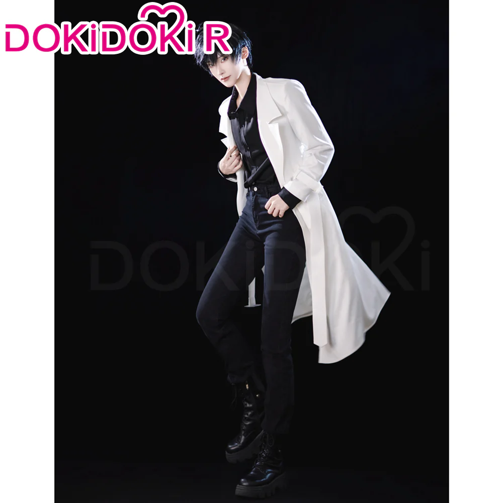 【Size XS-2XL】DokiDoki Manga Omniscient Reader's Viewpoint Cosplay Kim Dokja Costume White Trench Coat - Image 3