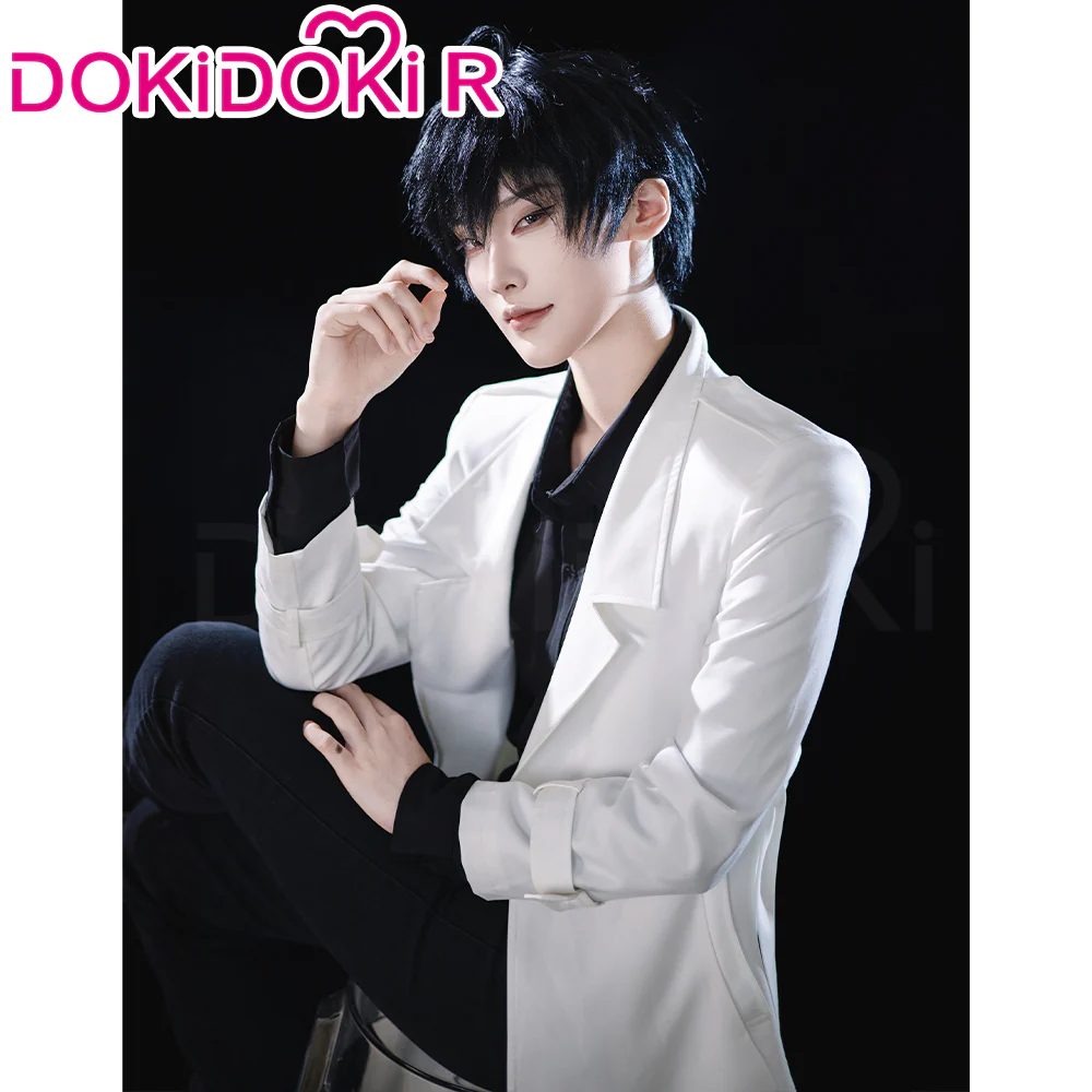 【Size XS-2XL】DokiDoki Manga Omniscient Reader's Viewpoint Cosplay Kim Dokja Costume White Trench Coat - Image 4