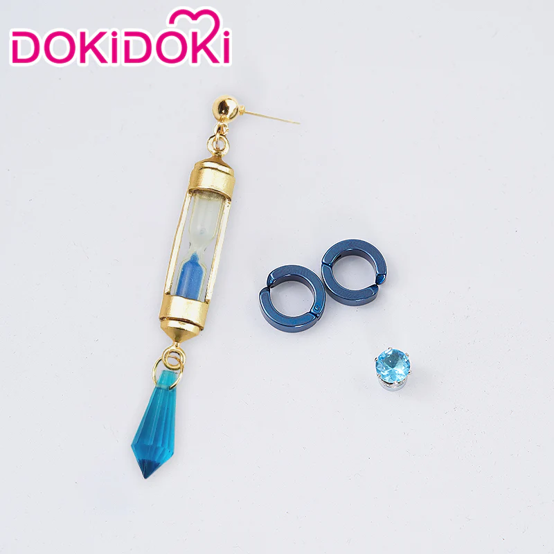 【Ready For Ship】DokiDoki Anime The Case Study of Vanitas Cosplay Vanitas Cosplay Wig / Earrings  Vanitas no Carte long Black Wig Men - Image 9