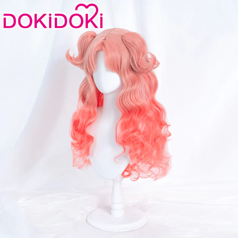 【Ready For Ship】DokiDoki Manga Witch Hat Atelier Cosplay Tetia Cosplay Wig Long Curly Pink - Image 2