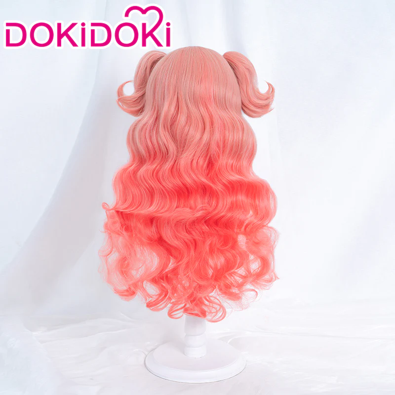 【Ready For Ship】DokiDoki Manga Witch Hat Atelier Cosplay Tetia Cosplay Wig Long Curly Pink - Image 3