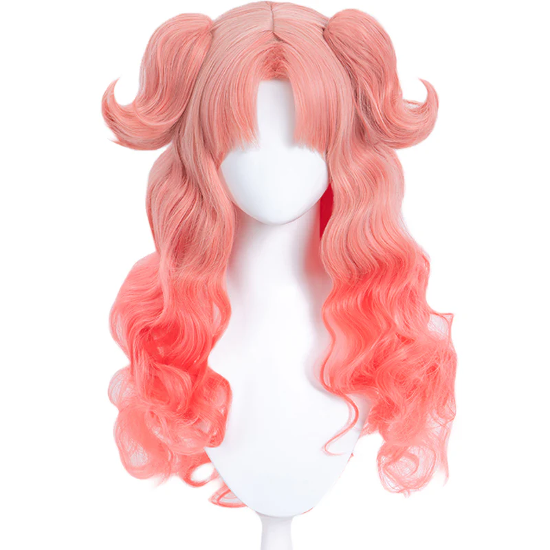 【Ready For Ship】DokiDoki Manga Witch Hat Atelier Cosplay Tetia Cosplay Wig Long Curly Pink - Image 5