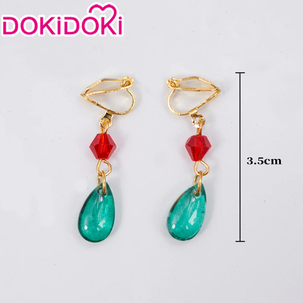 【Ready For Ship】DokiDoki Moive Cosplay Wig Black/ Golden Short Straights Hair / Ear Clip / Necklace / Ring - Image 13