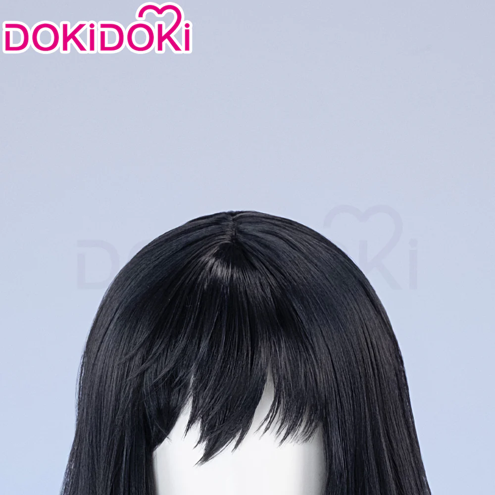 【Ready For Ship】DokiDoki Moive Cosplay Wig Black/ Golden Short Straights Hair / Ear Clip / Necklace / Ring - Image 5