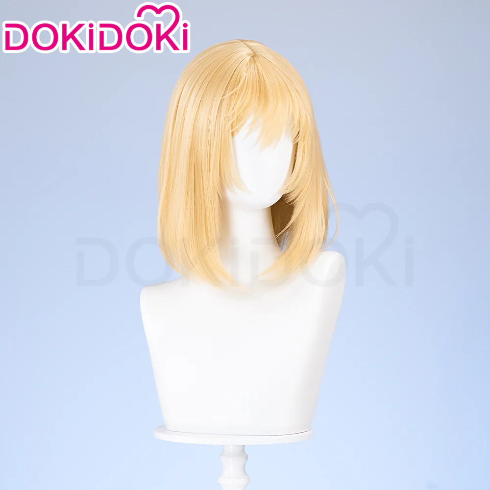 【Ready For Ship】DokiDoki Moive Cosplay Wig Black/ Golden Short Straights Hair / Ear Clip / Necklace / Ring - Image 8