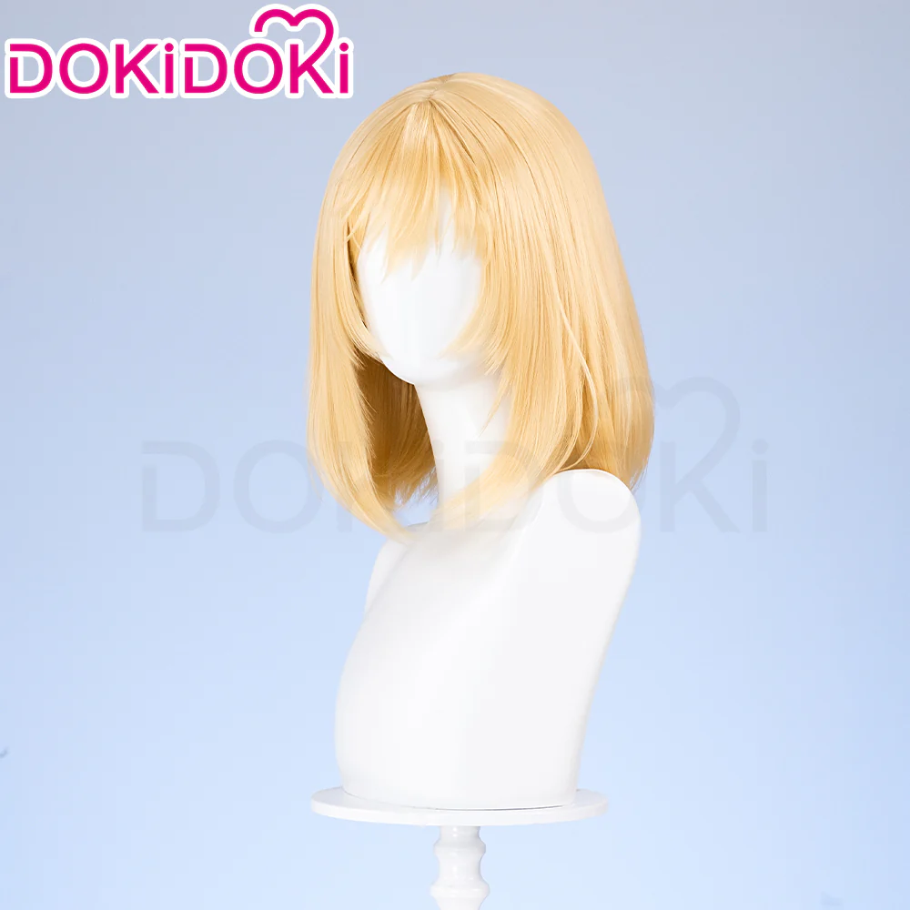 【Ready For Ship】DokiDoki Moive Cosplay Wig Black/ Golden Short Straights Hair / Ear Clip / Necklace / Ring - Image 9